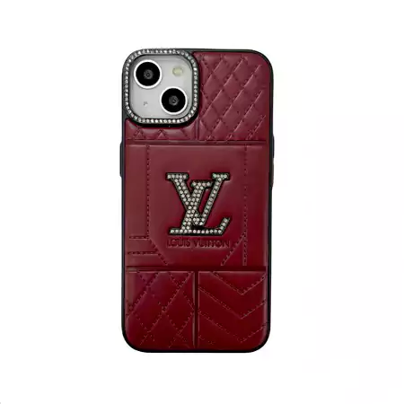 Louis Vuitton limited - edition quilted embossed iphone case with diamond - studded camera lens