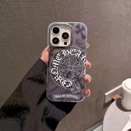 chrome hearts grey iphone case