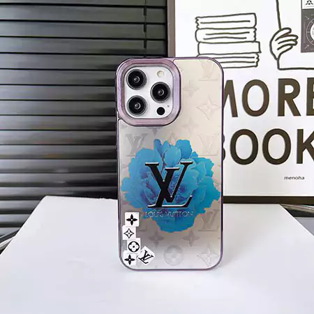 louis vuitton blue floral iphone case
