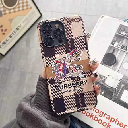 burberry tb equestrian knight iphone 16/16pro case