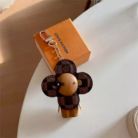 Louis Vuitton Vivienne checkered keychain