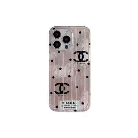 chanel transparent patterned iphone case