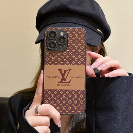 matte glass LV phone case