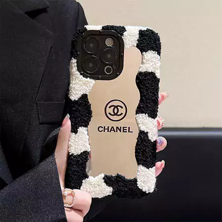 chanel milk - grain towel embroidery mirror iphone case