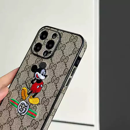 gucci embroidered pattern iphone case