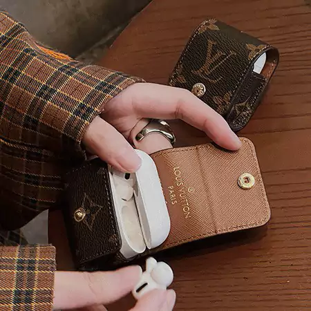 LV - inspired classic monogram AirPods case