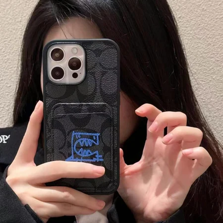 coach monster card - holder iphone case