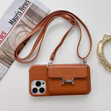 Hermès pebble grain phone case