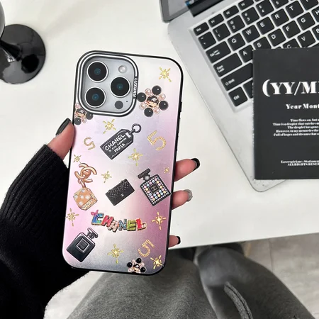 chanel pink iphone case