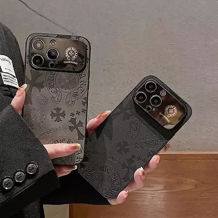 chrome hearts large view window iphone case