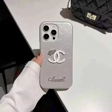 chanel fragmented pattern diamond - logo iphone case