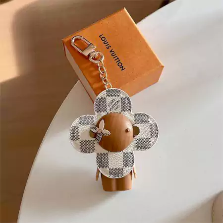 Louis Vuitton Vivienne checkered keychain