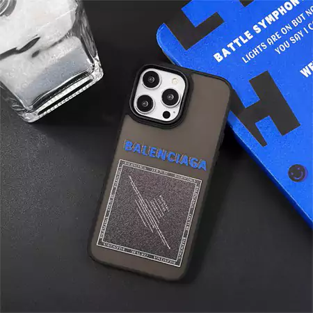 balenciaga text - printed iphone case