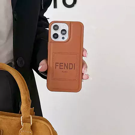 fendi leather iphone case