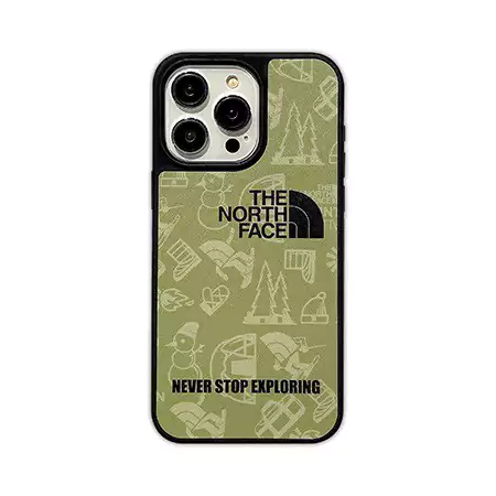 the north face 4 color logo iphone case