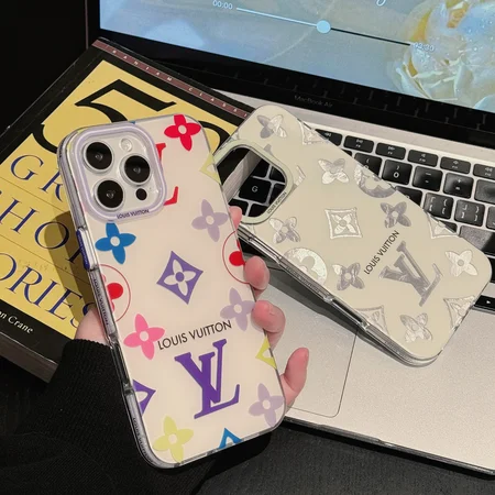 Solid - color creamy LV phone case