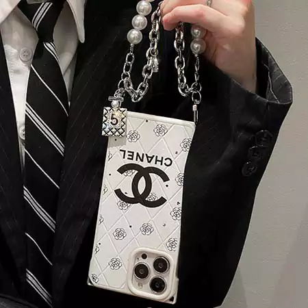 chanel quilted lambskin crossbody chain iphone 16/16pro/pro max case