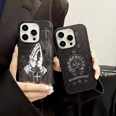chrome hearts magnetic mirror praying hands iphone case