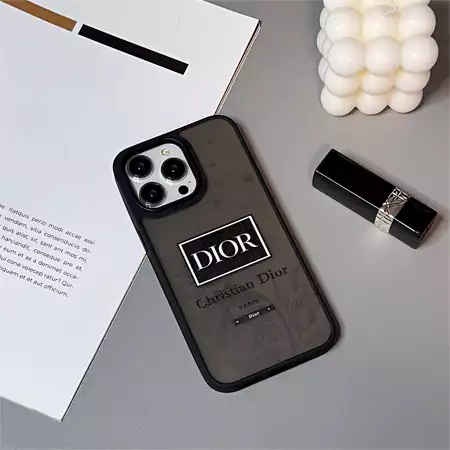 dior semi - transparent white iphone case
