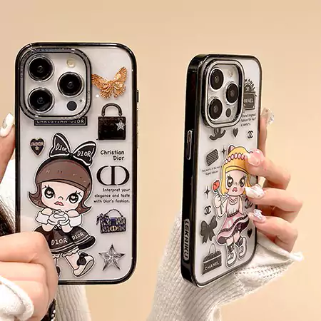 chanel dior adorable - style transparent iphone case