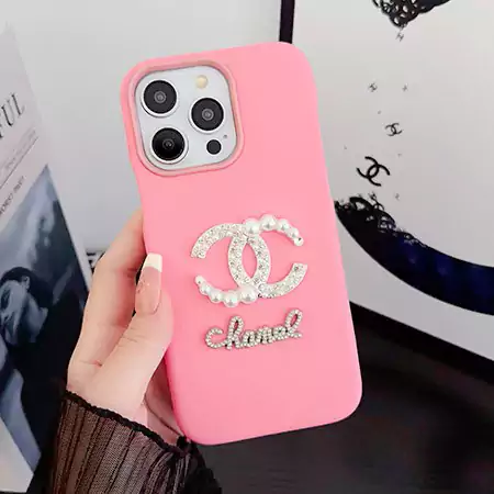 chanel diamond - embellished logo multi - color iphone case