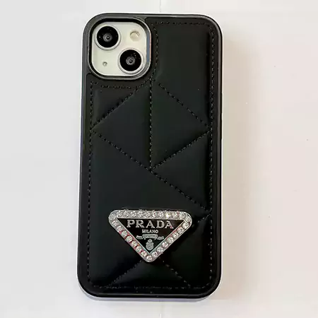 prada folded leather - grain iphone case