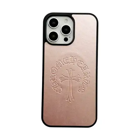chrome hearts embossed iphone case