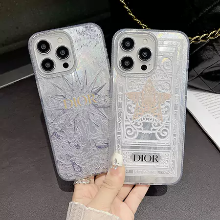 dior frosted glitter camera semi - transparent iphone case