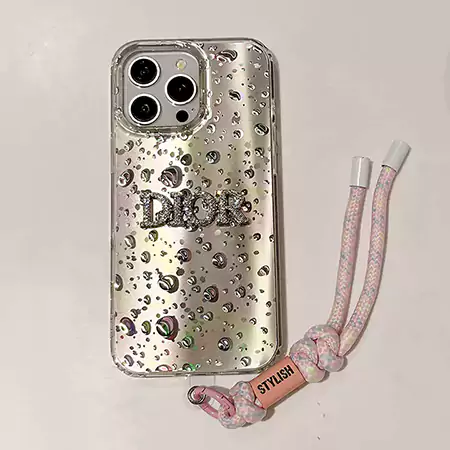 dior gradient droplet logo bracelet iphone case