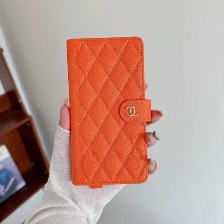 chanel magnetic quilted embroidered wrist leather iphone case