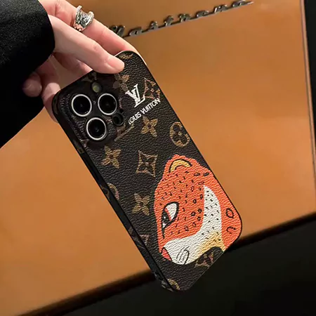 louis vuitton leather animal series iphone case