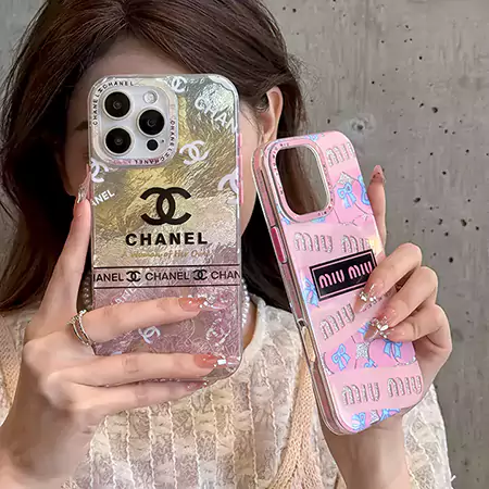 chanel metallic patterned iphone case