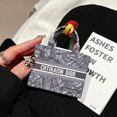 Dior tote bag - style AirPods case