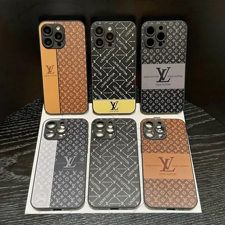 matte glass LV phone case