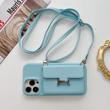 Hermès pebble grain phone case
