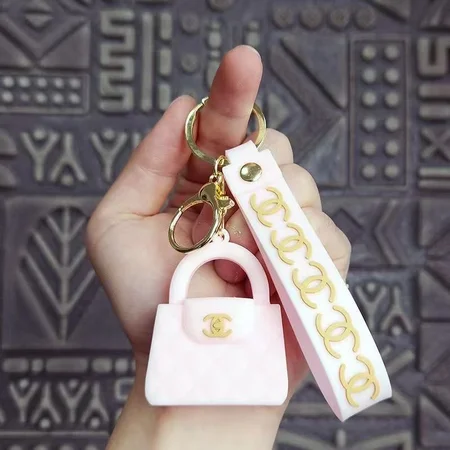 Chanel mini bag - shaped keychain