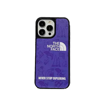the north face 4 color logo iphone case
