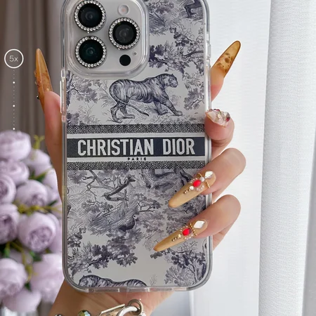 dior forest story high - quality shockproof iphone case
