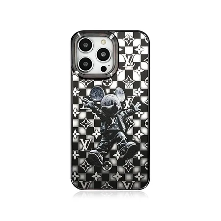 silver - hot - stamping electroplated LV phone case