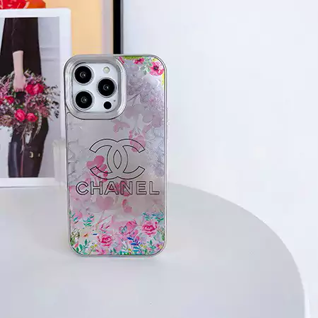 chanel perfume bottle flower pattern iphone case
