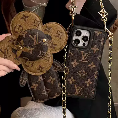 LV sunflower - patterned magnetic cross - body iPhone case