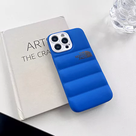 the north face multi - color down jacket inspired iphone case