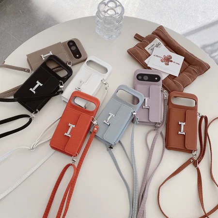 hermes card - slot crossbody iphone case