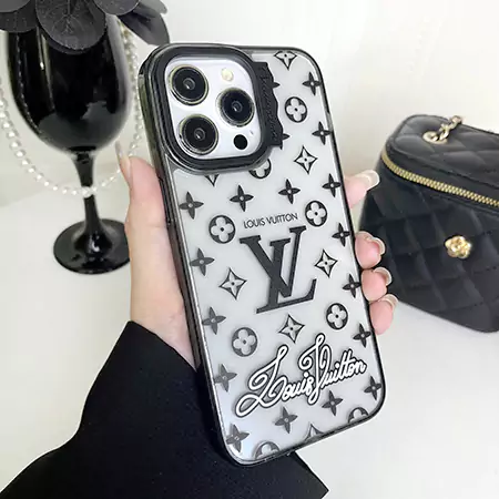 louis vuitton monogram transparent iphone case