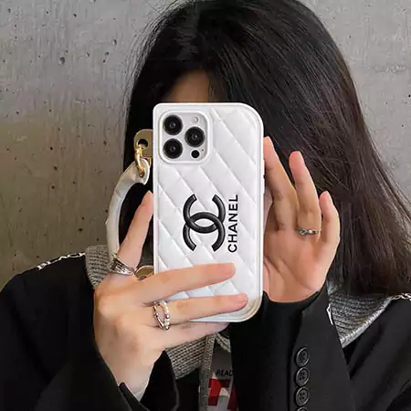 chanel concubine handbag - style black and white quilted iphone case