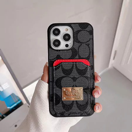 coach card holder iphone case