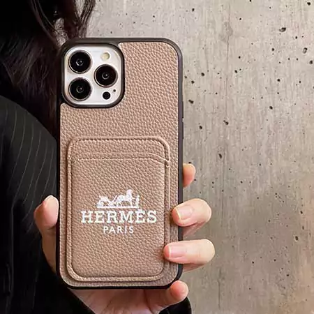 Hermès pebble grain phone case