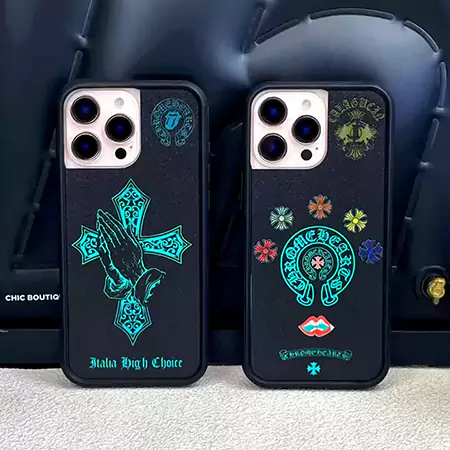 chrome hearts gothic motif iphone case