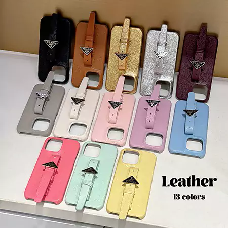 prada multi - colored iphone case with wrist strap