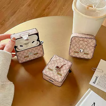 Gucci - inspired brown AirPods case